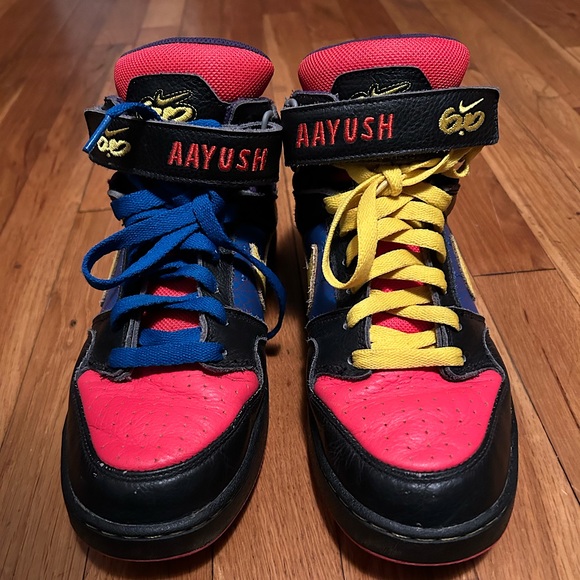 Nike ID 6.0 Sneakers Hi-Top Snow Beach Color-Way Shoe - Picture 3 of 3